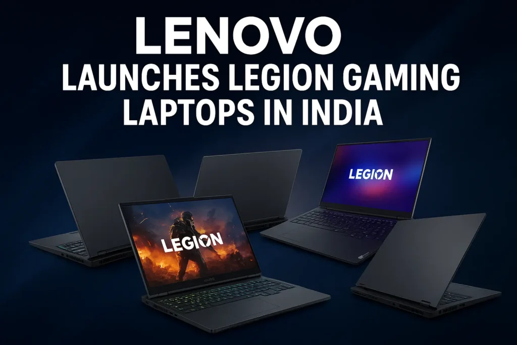 Lenovo Launches Legion Gaming Laptops in India