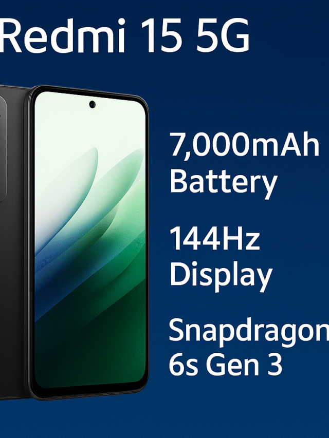Redmi 15 5G Launch in India: Price, Features, and Full Specifications