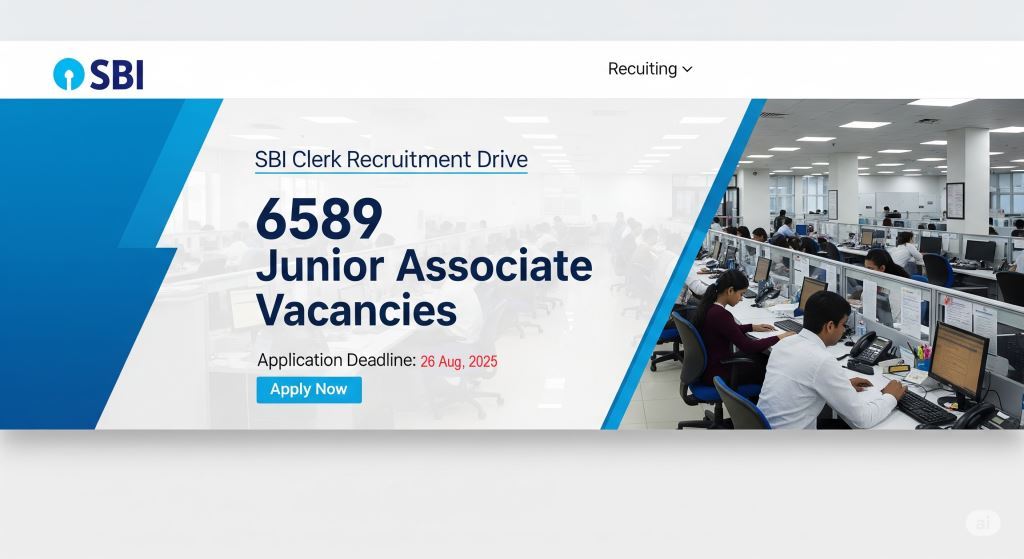 sbi clerk notification 2025