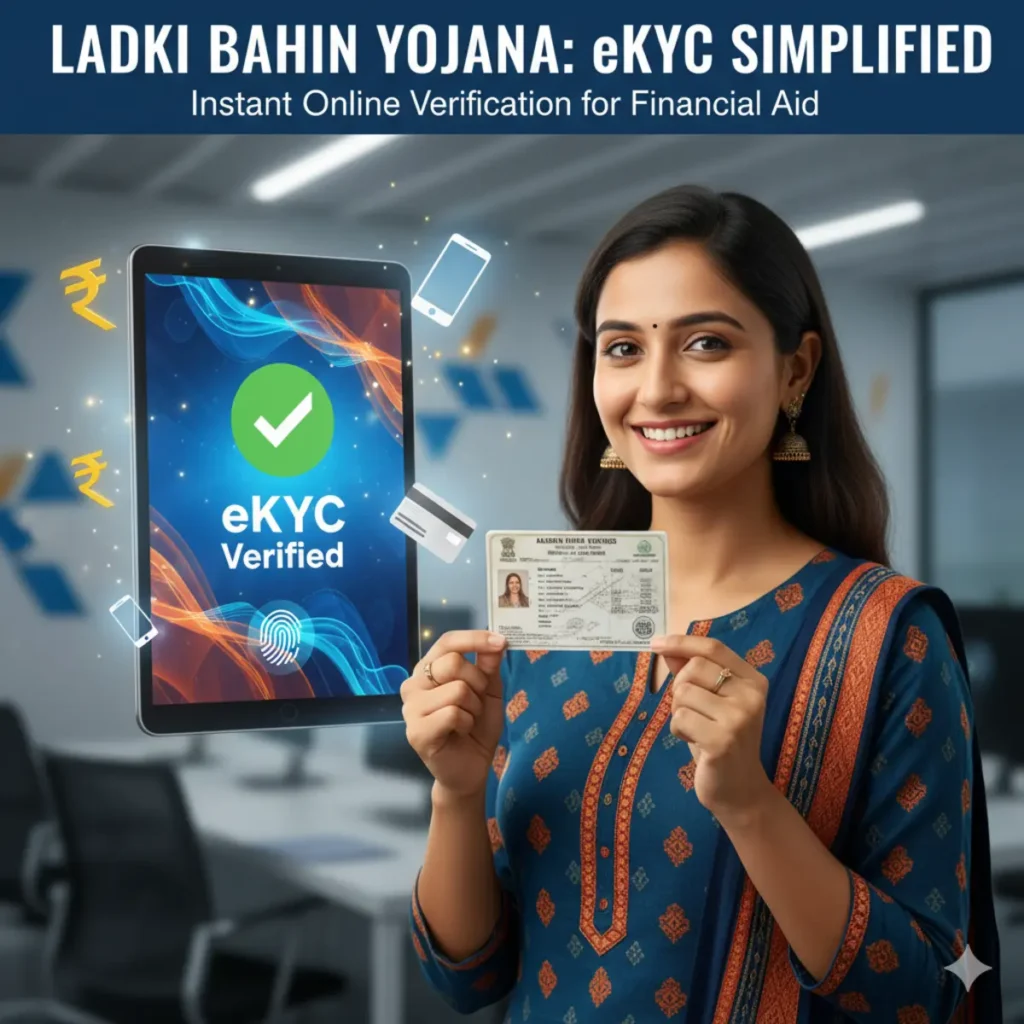 Easy Ladki Bahin Yojana eKYC Process Guide 2025