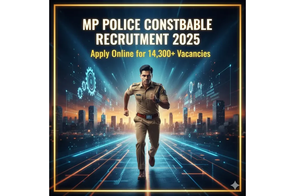 MP Police Constable Recruitment 2025 Apply Online for 14,300+ Vacancies