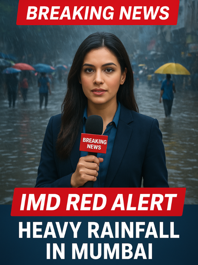 Mumbai Weather News – IMD Red Alert Heavy Rainfall