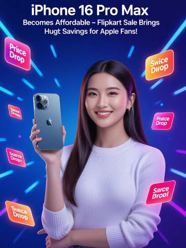 iPhone 16 Pro Max Becomes Affordable – Flipkart Sale Brings Huge Savings for Apple Fans