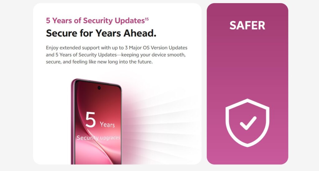 Vivo V60e Elite Purple with 5 years of Security Updates.