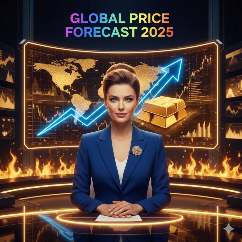 Global Gold Price Forecast 2025 — Region-wise Outlook & How It Compares to Silver and Crypto
