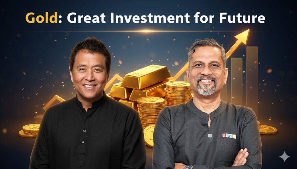 Gold Great investment for Future, Zoho founder Sridhar Vembu and Robert Kiyosaki prefers gold as high profit investment