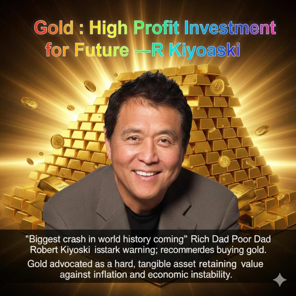 Gold High Profit Investment for future — Robert Kiyosaki’s Stark Warning & Why Gold Prices Are Rising