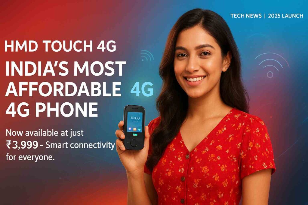 HMD Touch 4G – Ultimate Budget 4G Phone at ₹3,999