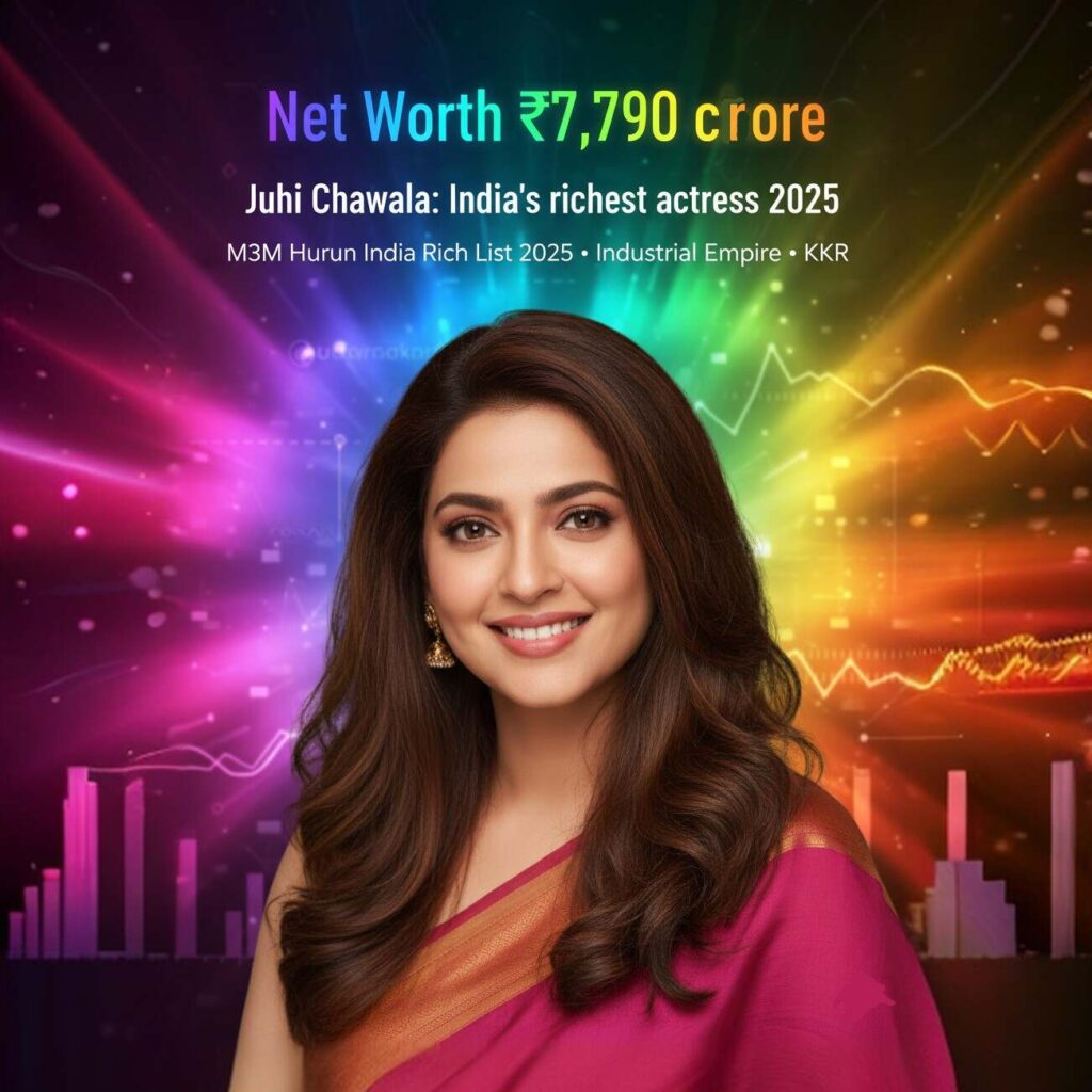 Juhi Chawla Tops India's Richest Actresses 2025