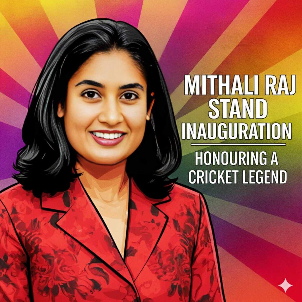 Mithali Raj stand inaugurated at ACA-VDCA Stadium a tribute to a legend