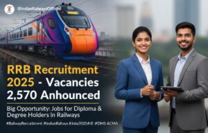 RRB Recruitment 2025 for 2570 posts