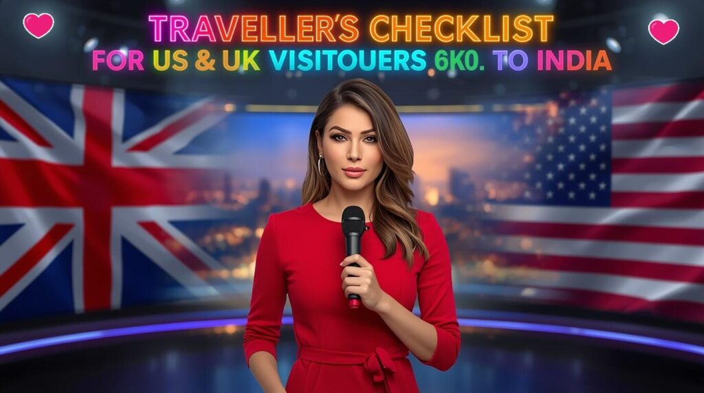 Traveller’s Checklist for US & UK Visitors to India (2025 Update)