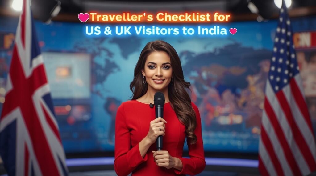 Traveller’s Checklist for US & UK Visitors to India (2025 Update)